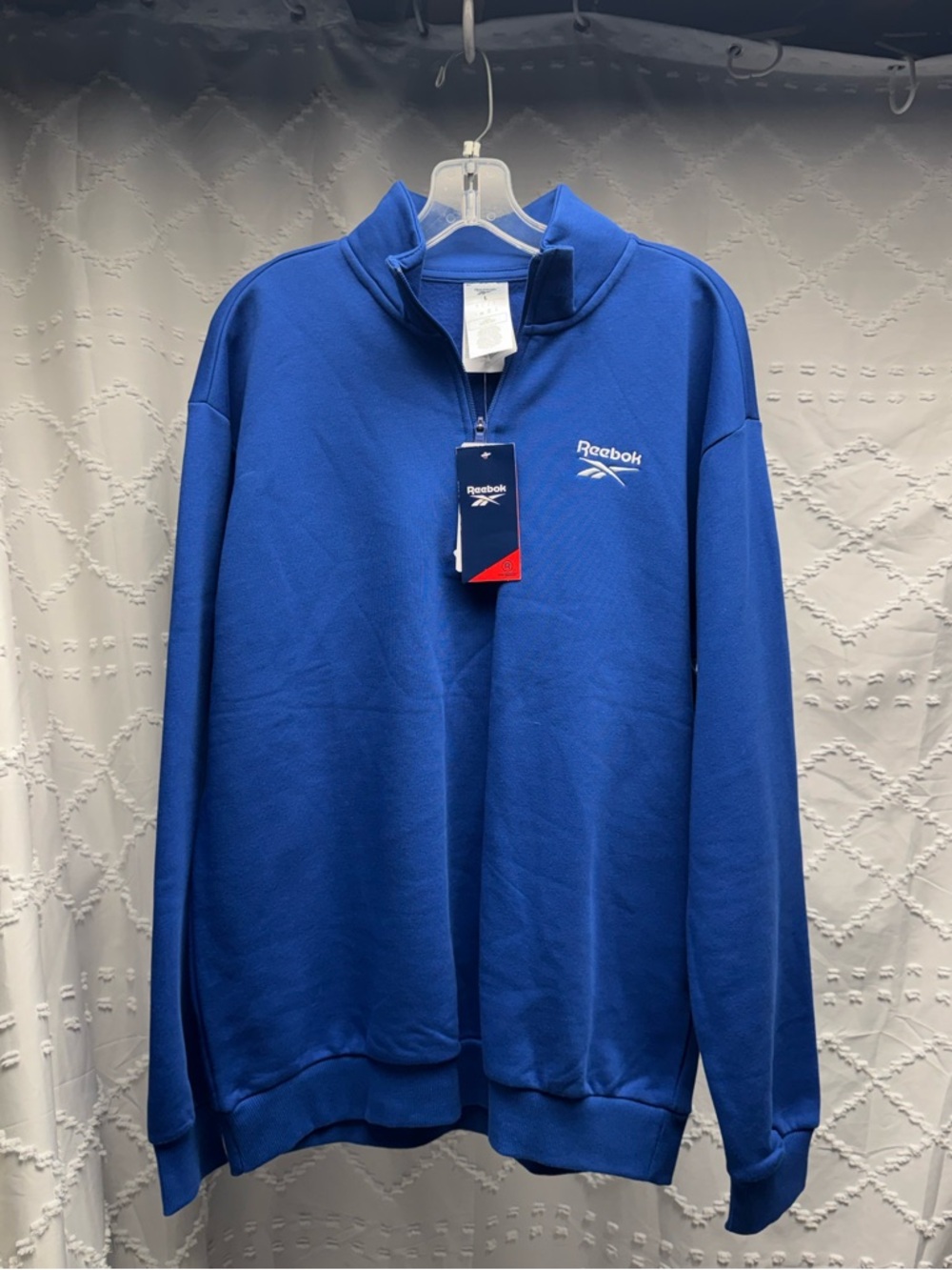 Reebok Identity SL Fleece 1/4 Zip Sweatshirt Men's Size L